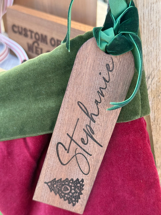 Personalized Stocking Tags